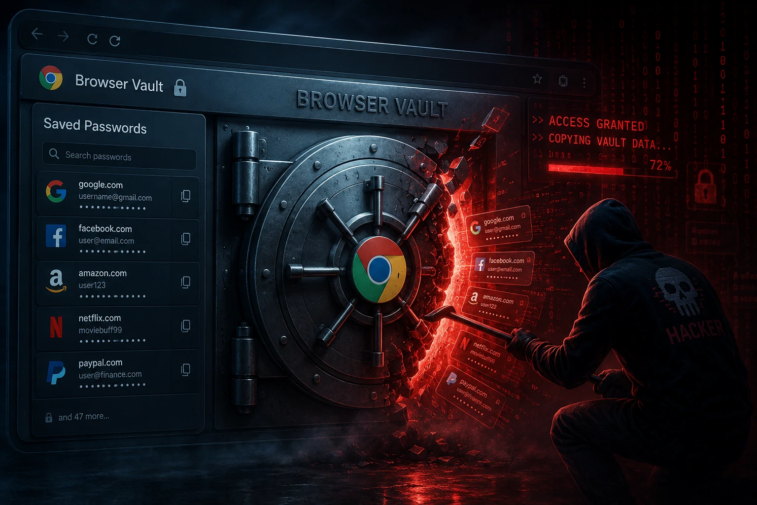 How safe are your browser-saved passwords?